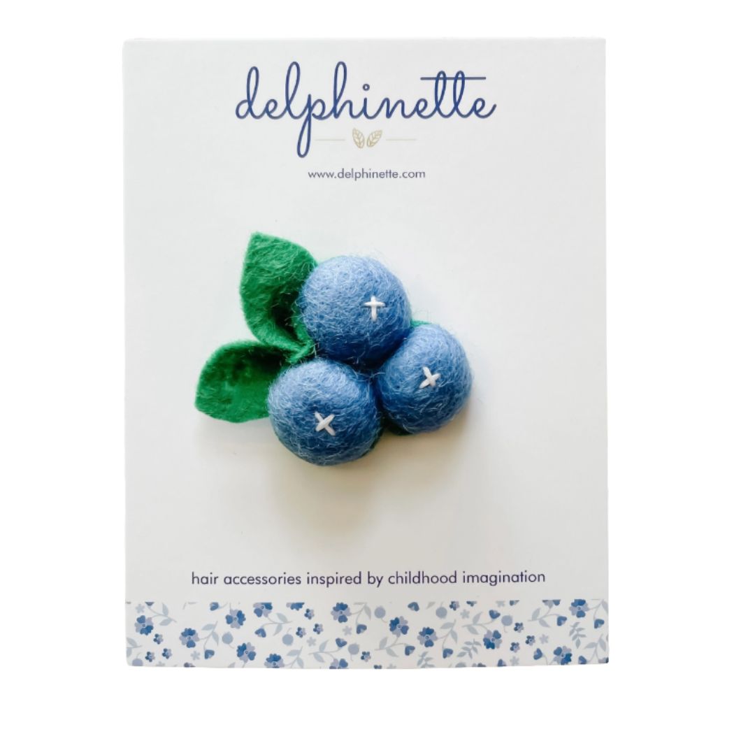 Blueberry Hair Clip