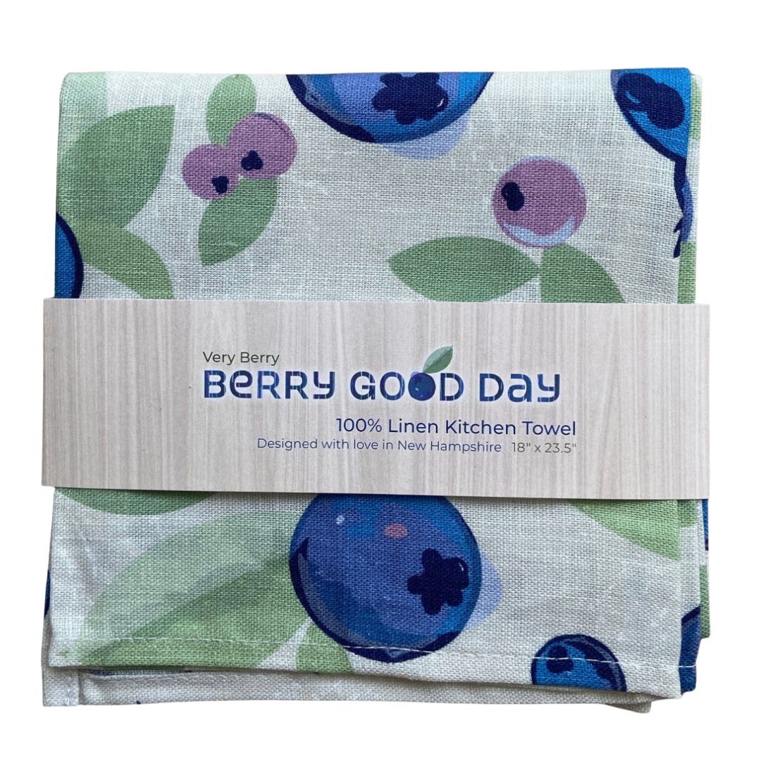 Blueberry - Linen Kitchen Towel