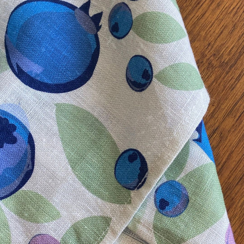 Blueberry - Linen Kitchen Towel