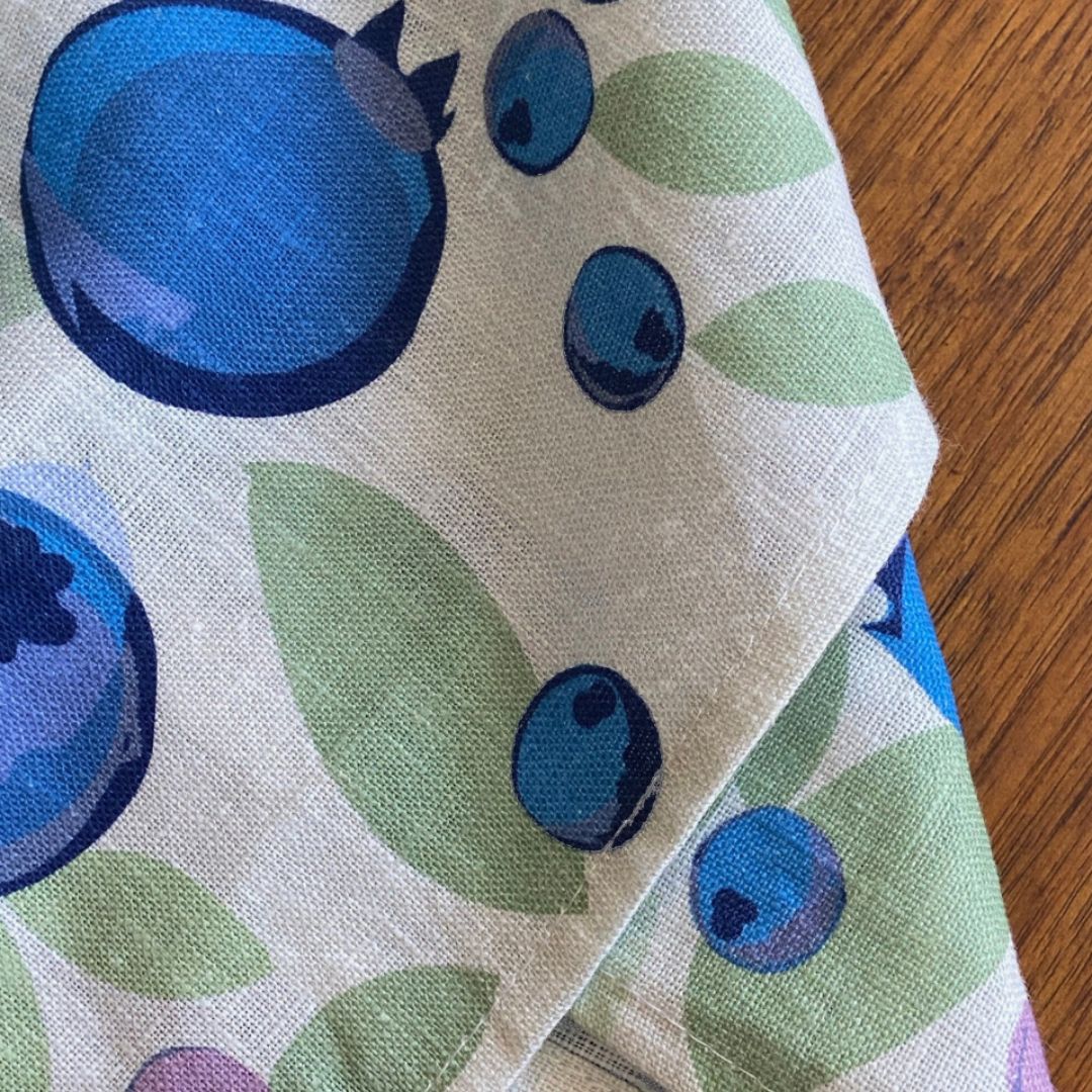 Blueberry - Linen Kitchen Towel