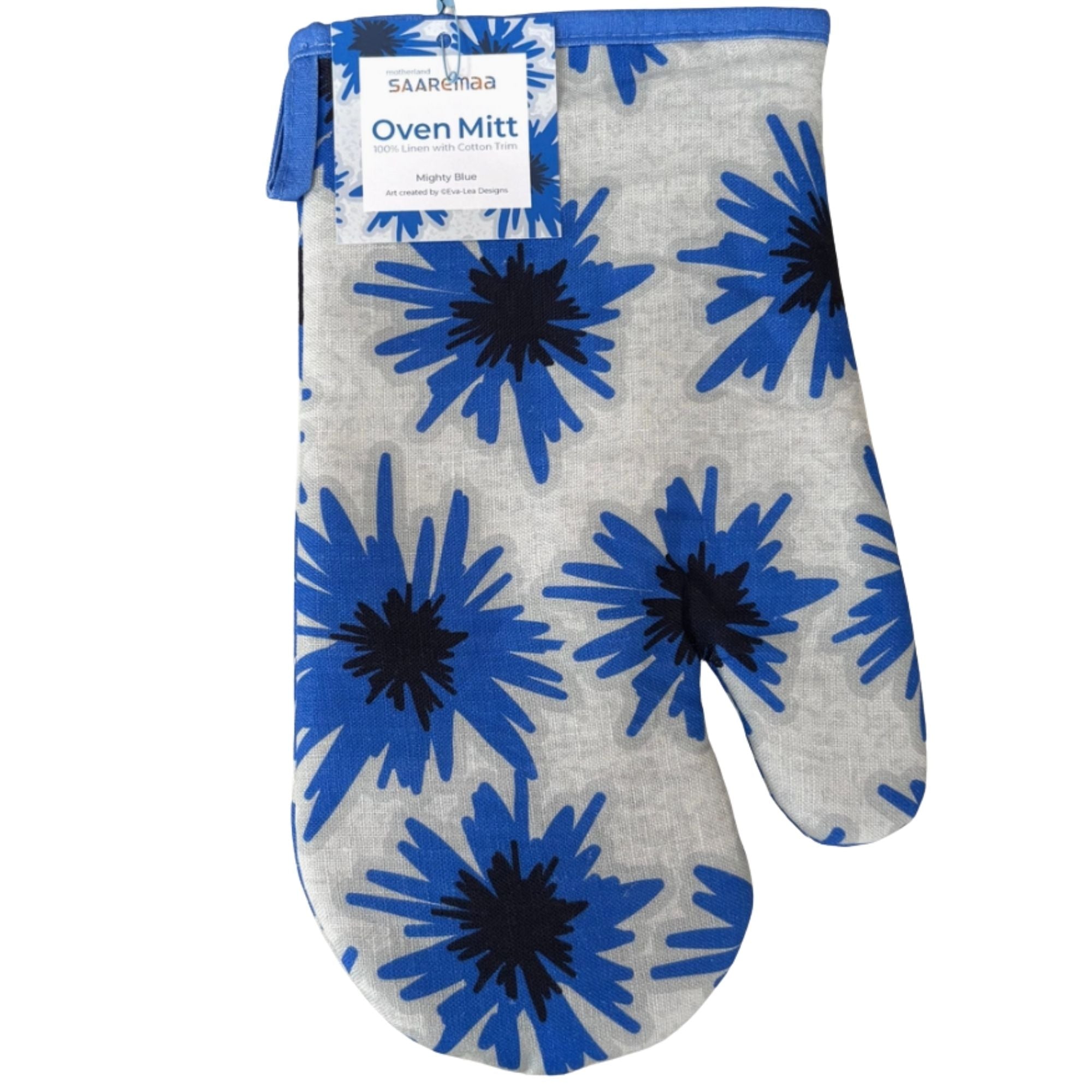 Mighty Blue Cornflower Oven Mitt