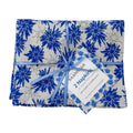 Rukki Fields / Cornflower Napkin Set in 100% Linen