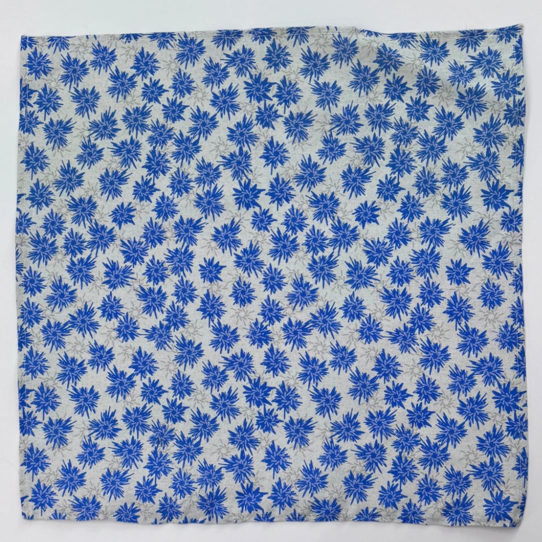Rukki Fields / Cornflower Napkin Set in 100% Linen