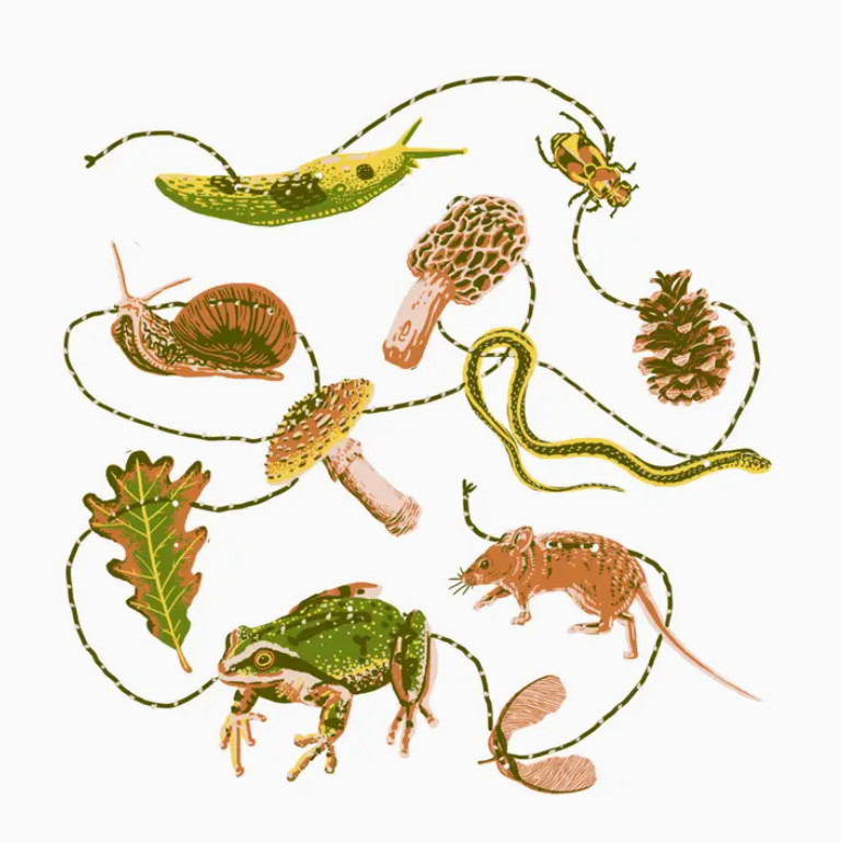 Forest Floor Paper Garland