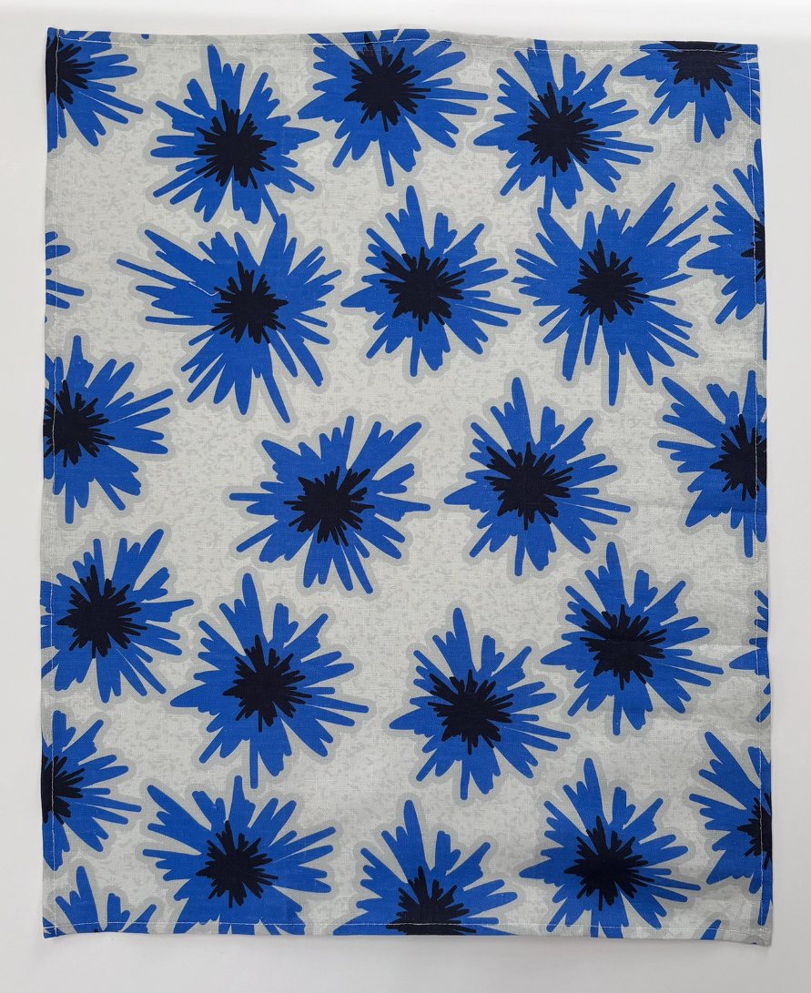 Mighty Blue Cornflower - Linen Kitchen Towel
