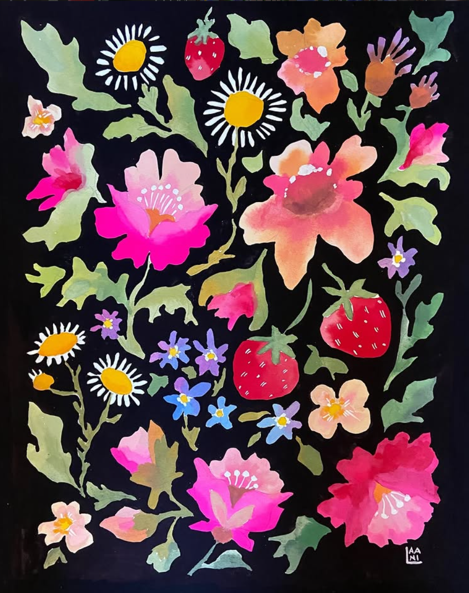 Estonian Flowers / Eesti Lilled - Art Print