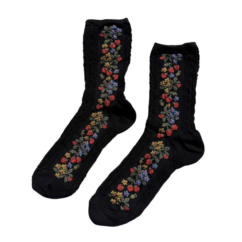 Wild Strawberry / Metsmaasika Socks