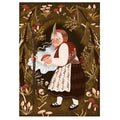 Baba Roga - Folklore Art Postcard