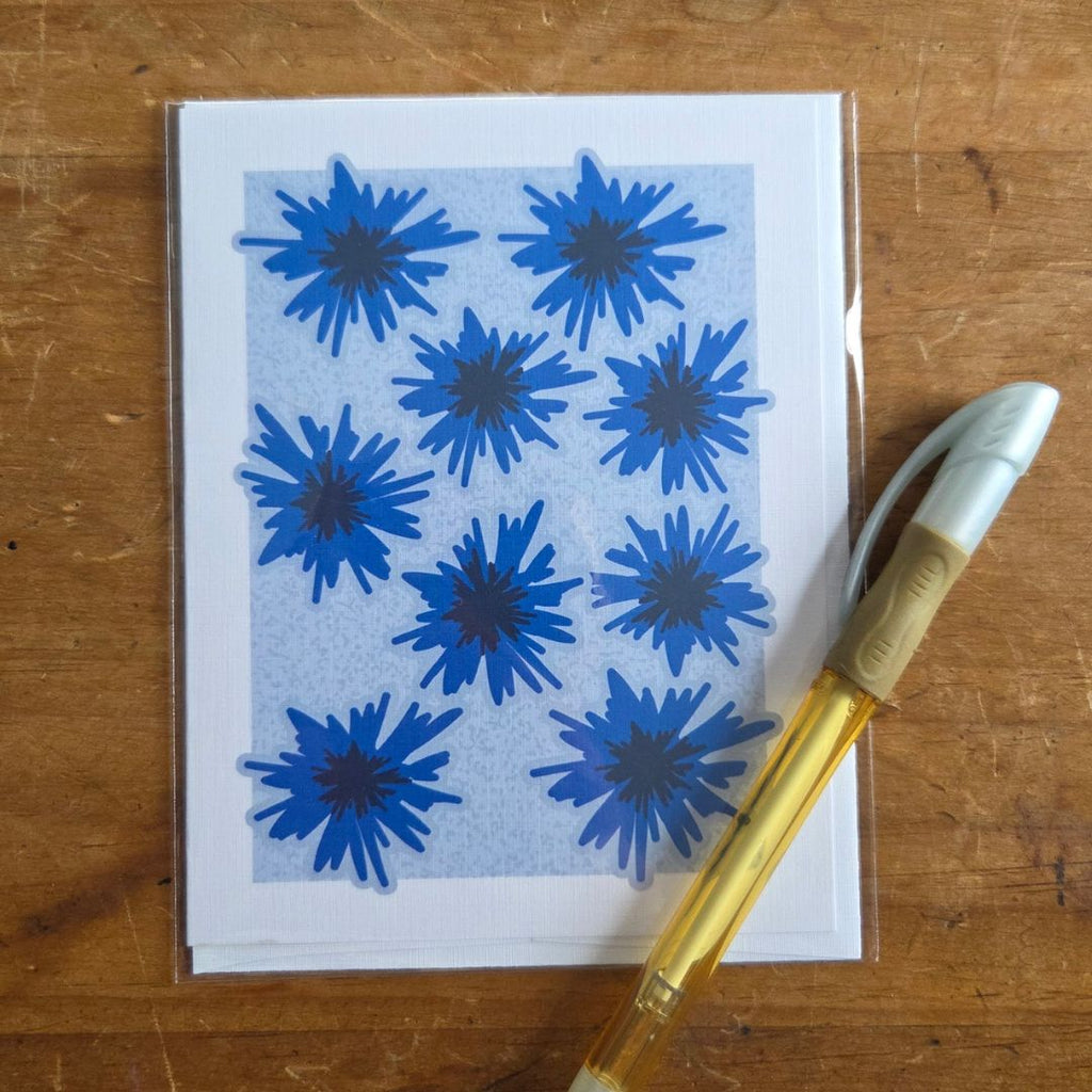 Mighty Blue Rukki / Cornflower Card