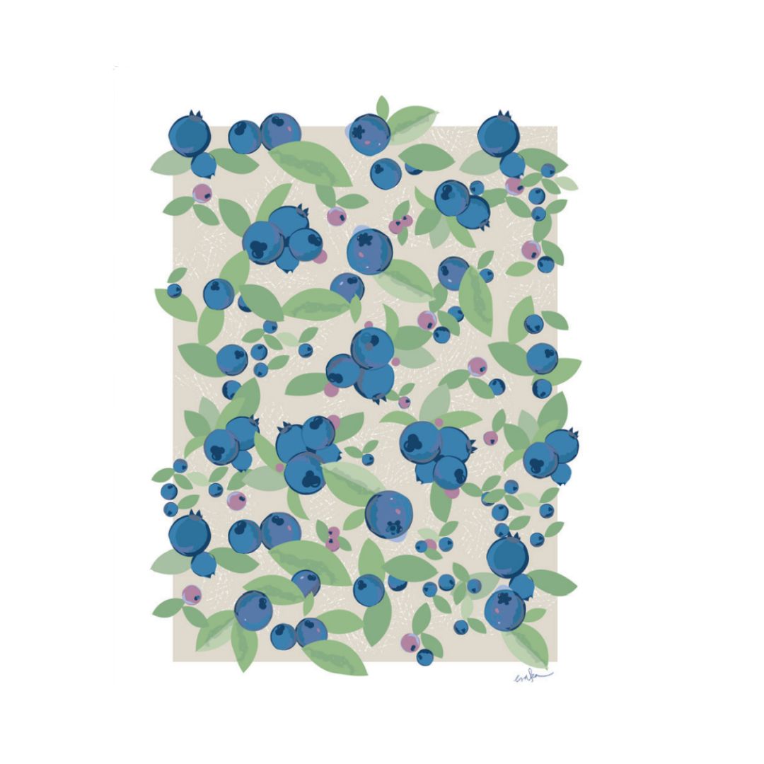 Blueberry Card