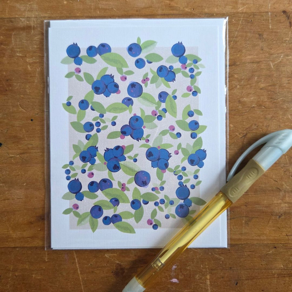 Blueberry Card