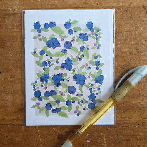 Blueberry Card