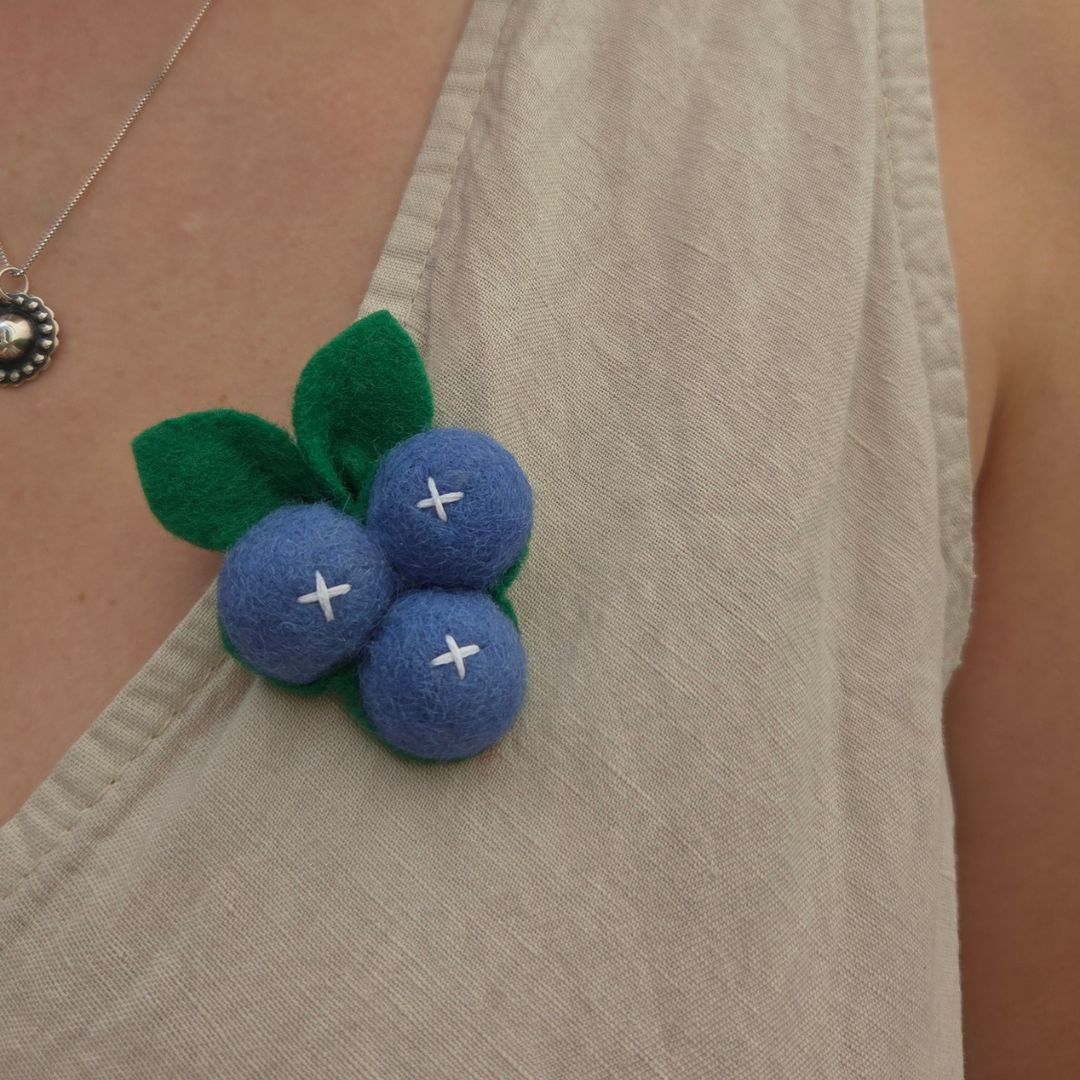 Blueberry Hair Clip