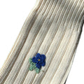 Cotton Flower Socks - Blue