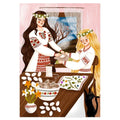 Easter Sisters - Folklore Art Postcard