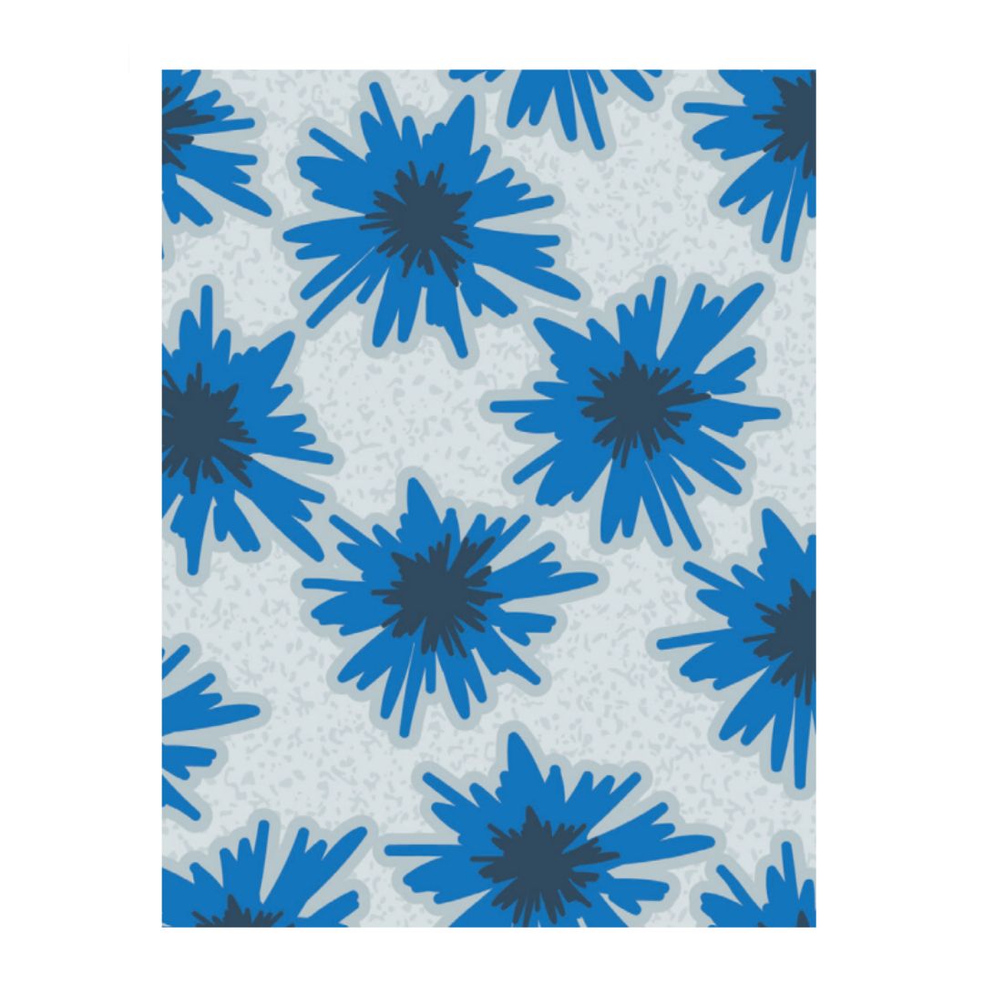 Mighty Blue Rukki / Cornflower Card