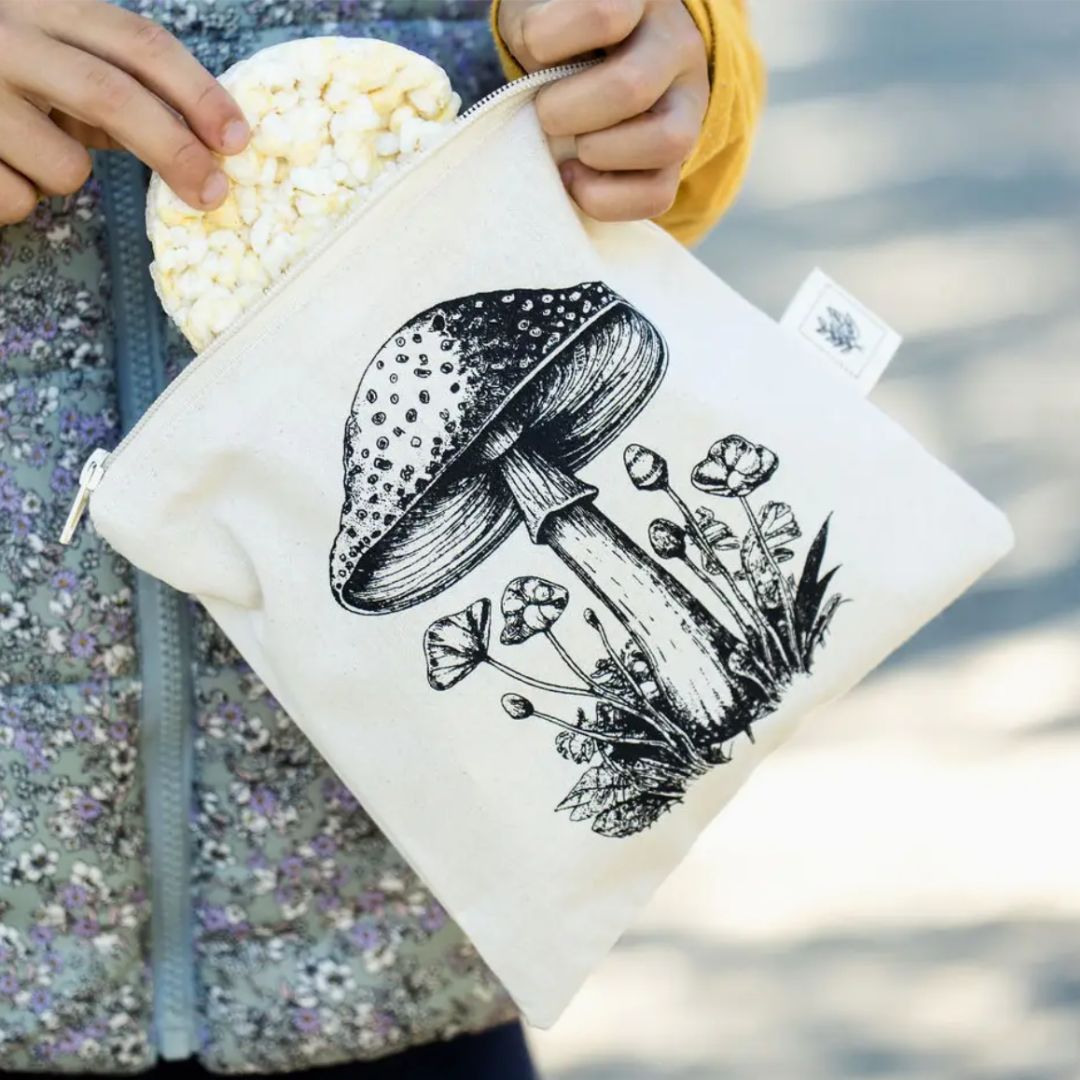 Reusable Snack Bag - Mushroom
