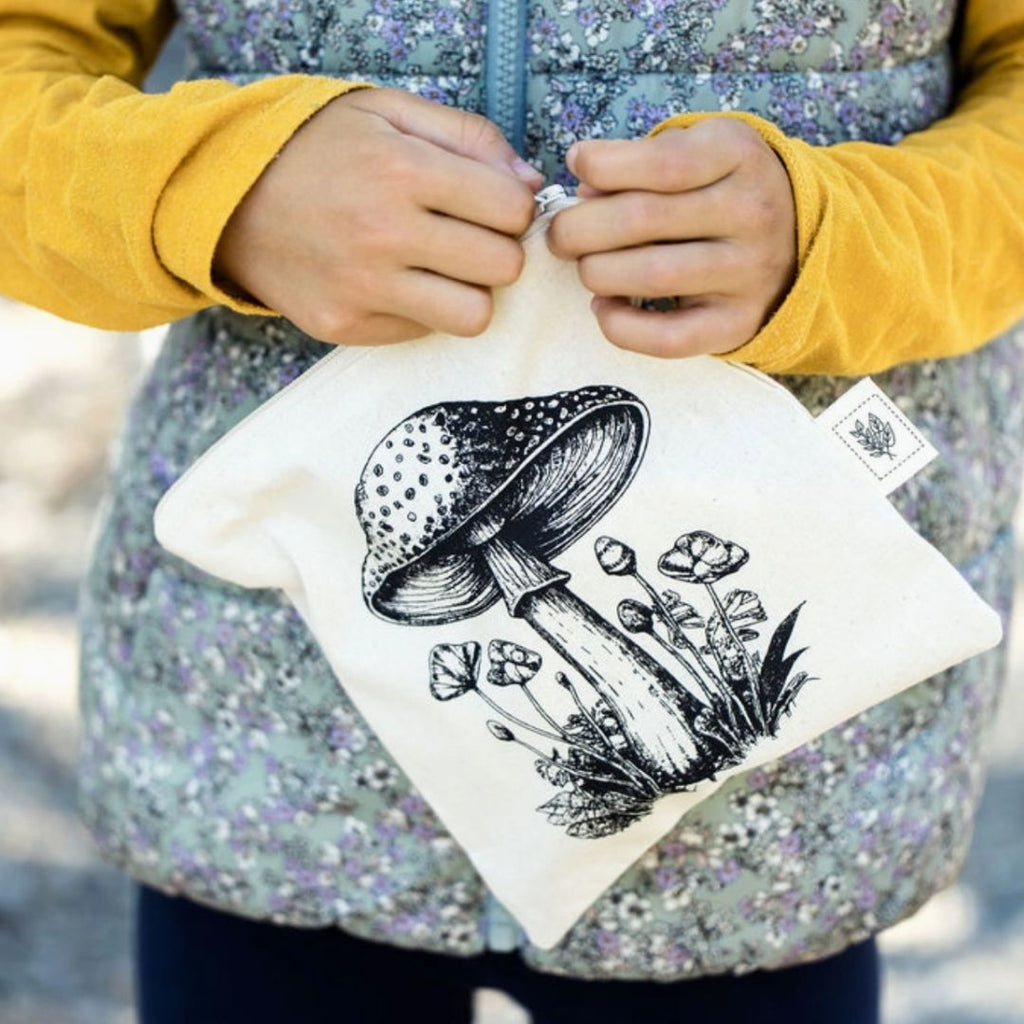Reusable Snack Bag - Mushroom
