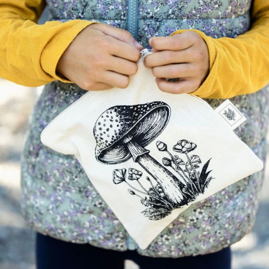 Reusable Snack Bag - Mushroom