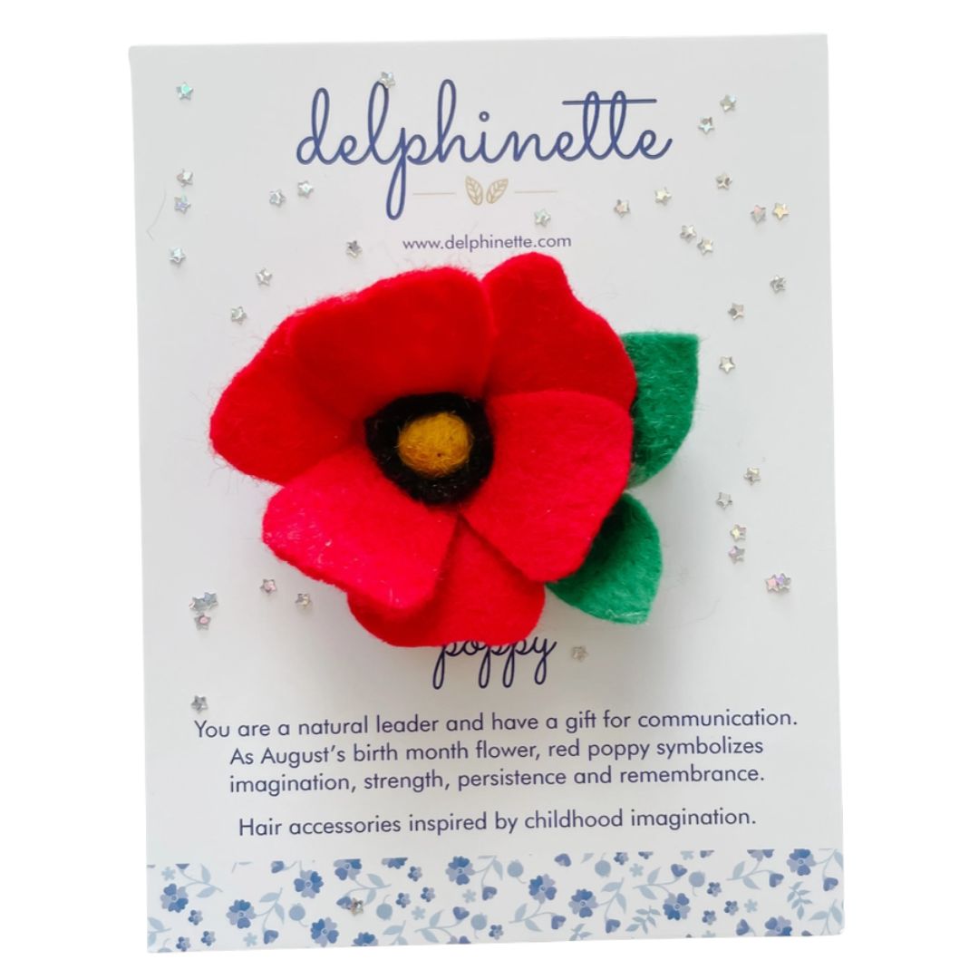 Poppy Hair Clip