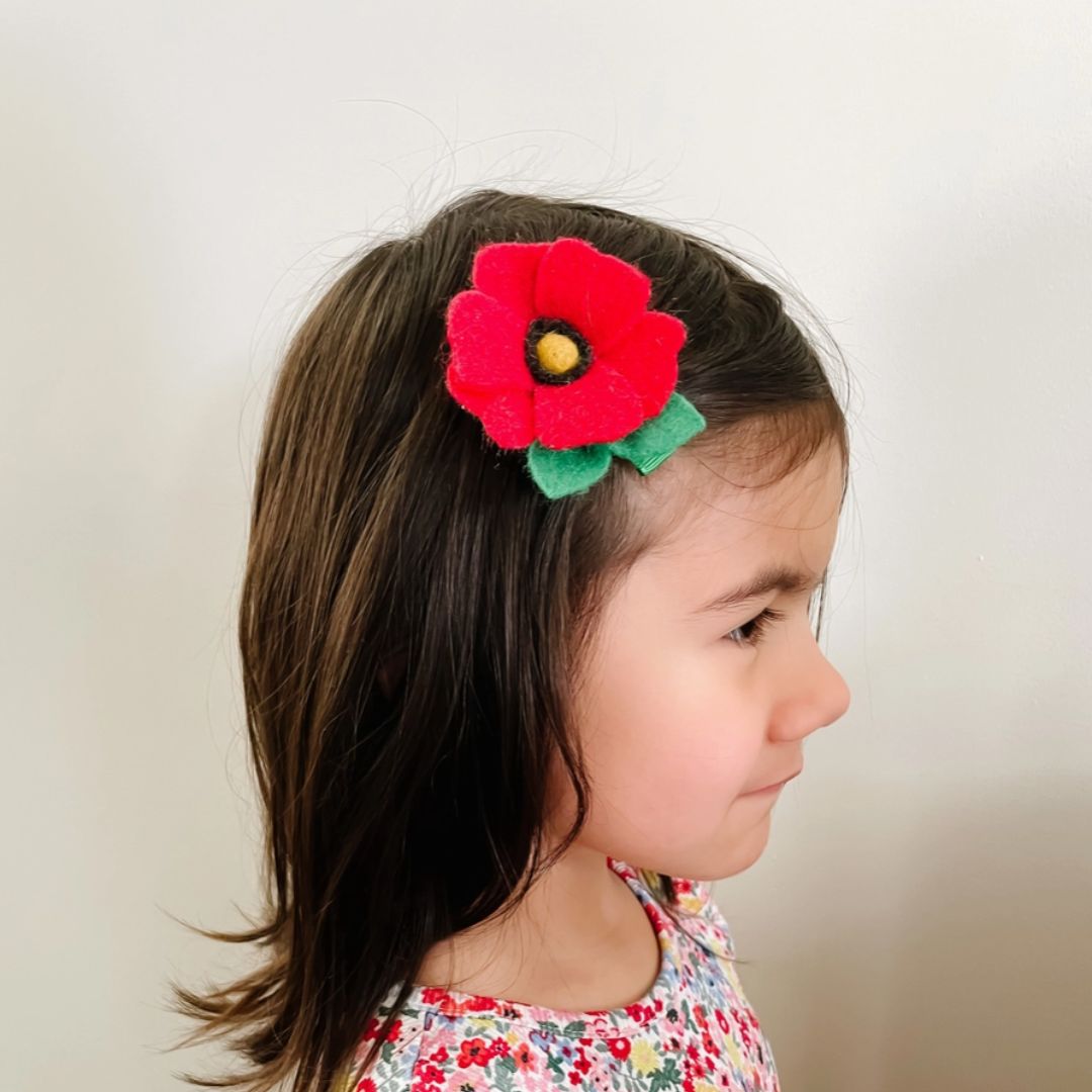 Poppy Hair Clip