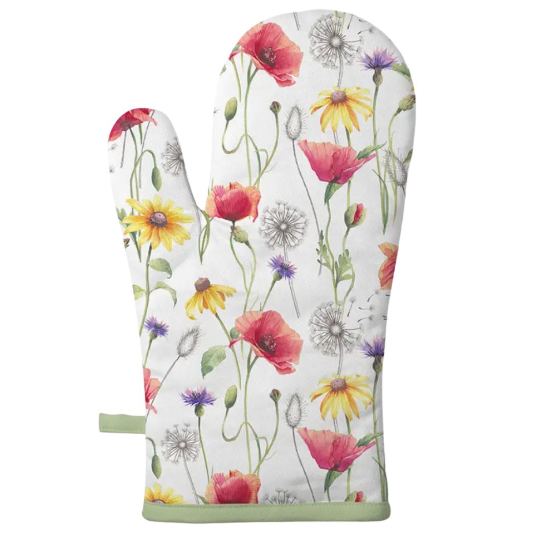 Poppy Meadow Oven Mitt