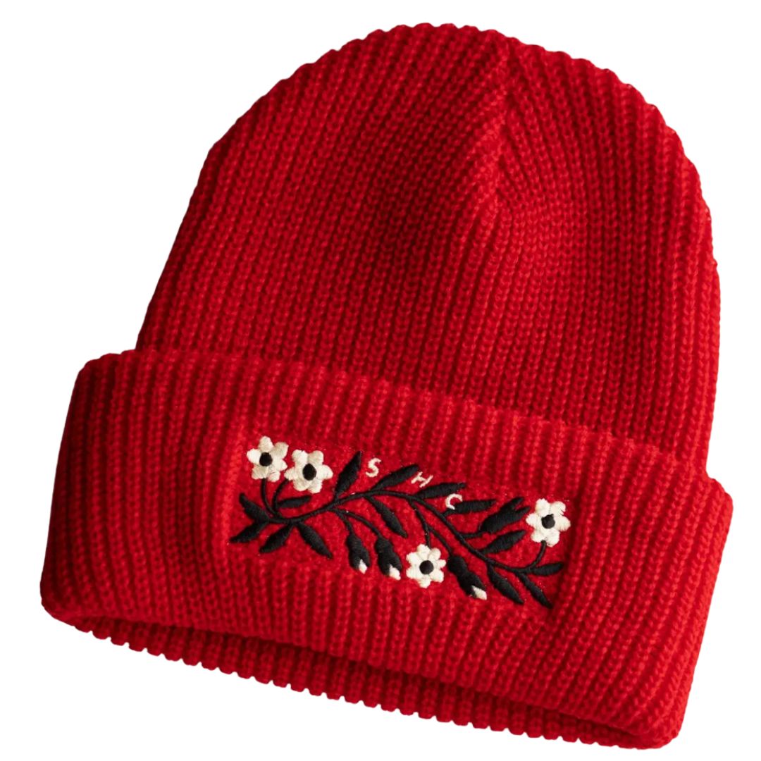 Folk Flower Beanie