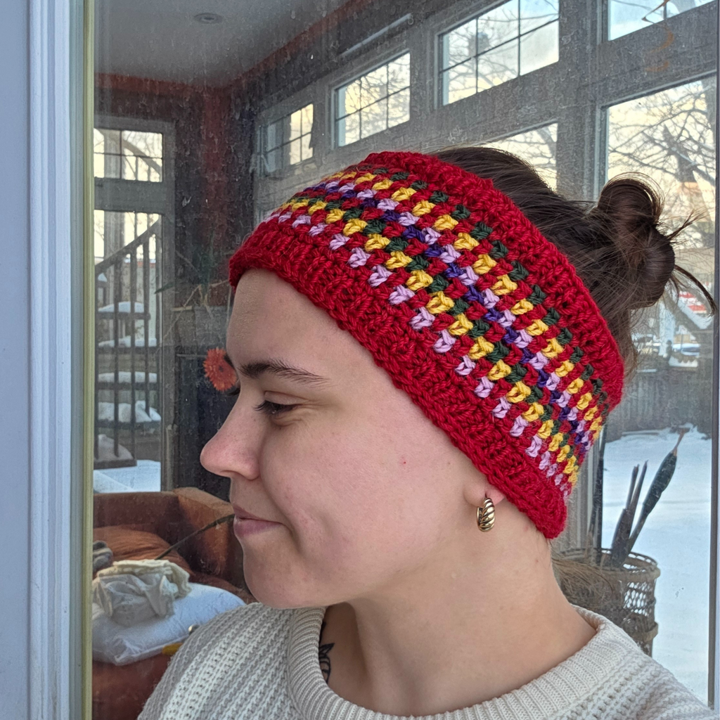 Rahva Headband - Red