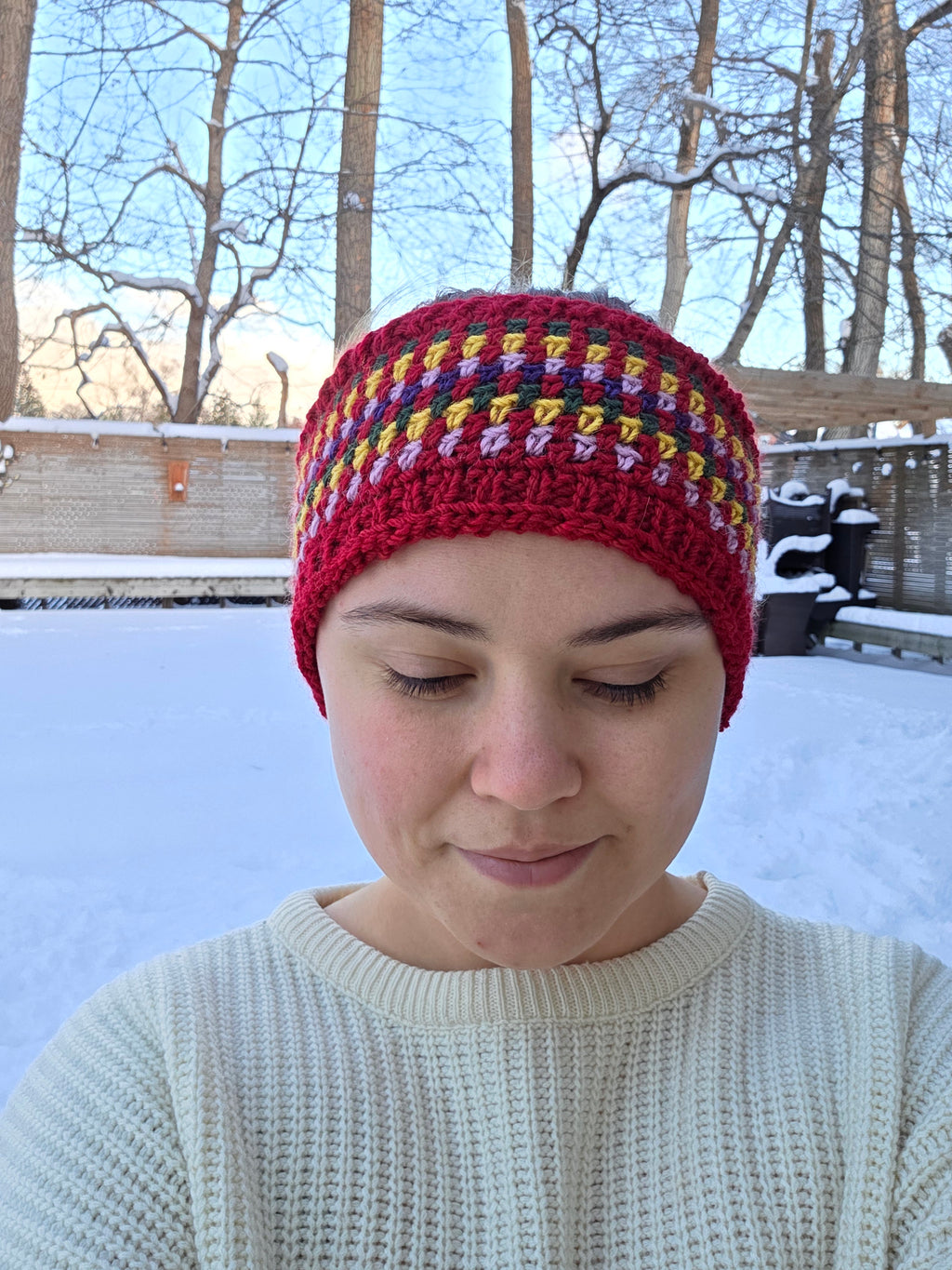 Rahva Headband - Red