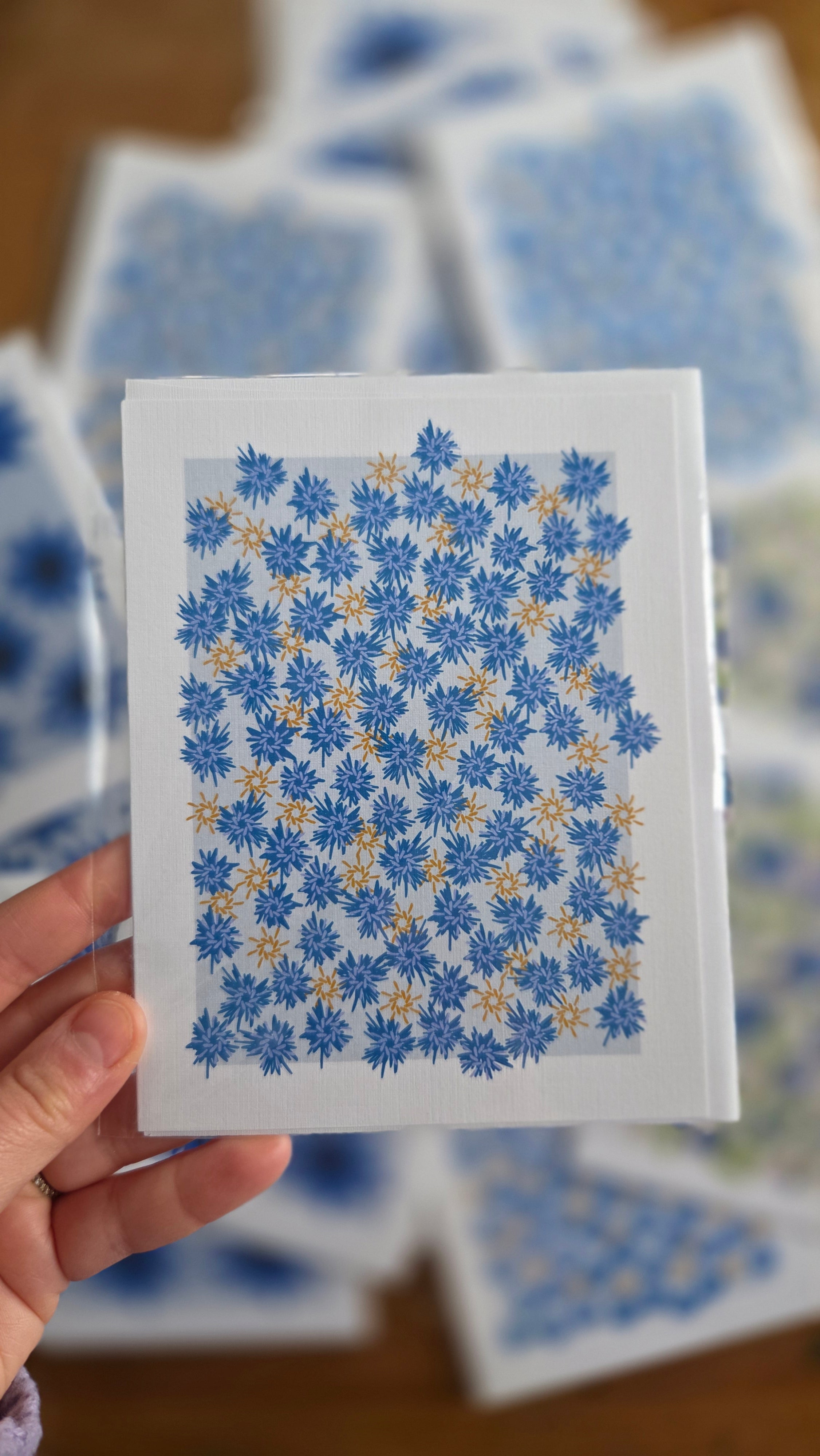 Rukki Fields / Cornflower Card