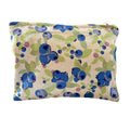 Blueberry Zipper Pouch in 100% Linen