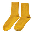 Angora Wool Socks - Yellow